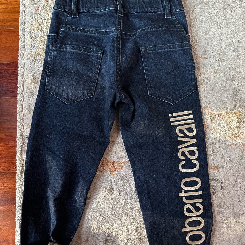Roberto Cavalli Men's Dark Blue Jeans